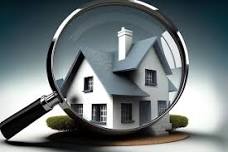 House with magnifying glass